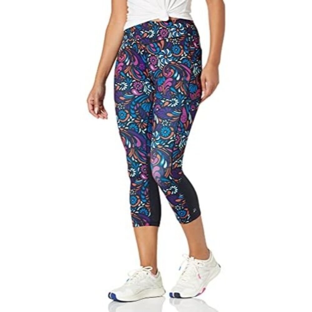 Skirt Sports Pocketopia Capri Leggings XL Bonita Print NWT Pockets Activewear - Picture 1 of 9